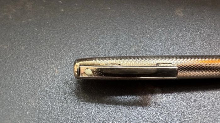 Vintage Sheaffer White Dot Electroplated Gold Ballpoint Pen