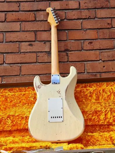 Fender Custom Shop 1960 Stratocaster Vintage White Relic (Delivery available)
