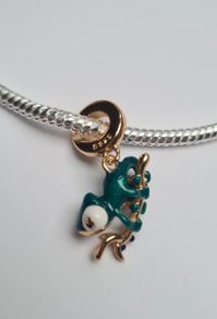 Brand new, jewellery, chameleon, unused silver charm pendant, S925 sterling silver, charm