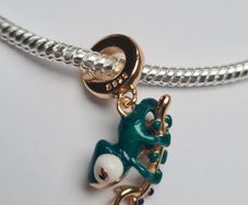 Brand new, jewellery, chameleon, unused silver charm pendant, S925 sterling silver, charm
