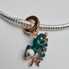 Brand new, jewellery, chameleon, unused silver charm pendant, S925 sterling silver, charm
