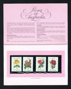 1982 Australia Roses in Australia Commemorative Stamps Mint Never Hinged (MNH) in Presentation Pack