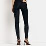 Black Molly Coated Mid Rise Skinny Jeans - January Clearance Image 4