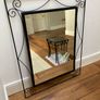 large mirror black cast iron Image 3