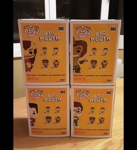 Big Mouth Funko Pop Set