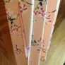 Ladies Peach Floral maxi dress W/ side slits size M 12 includes postage Image 5