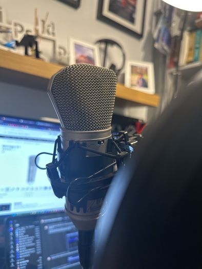 behringer b1 mic with cable and pop filter