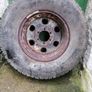 toyota hilux /landcruiser old 16" rim x 2 with only 1 bad tyre on.. Image 6