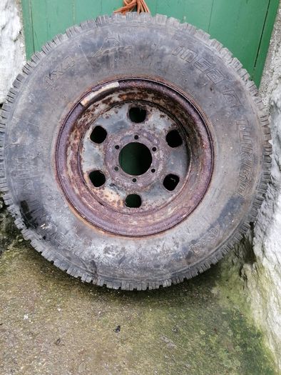 2 still for sale-Toyota landcruiser or hilux steel rims wheels alloys tyres