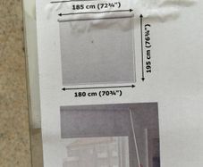 IKEA FRIDANS blackout blind 180x195 white - new Dublin 14