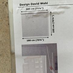 IKEA FRIDANS blackout blind 180x195 white - new Dublin 14