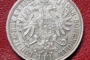 1885 Austria Austrian Empire 1 Florin - Francis Joseph I Silver coin