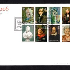 2006 Great Britain The 150th Anniversary of The National Portrait Gallery Commemorative Stamps First Day Cover (FDC)