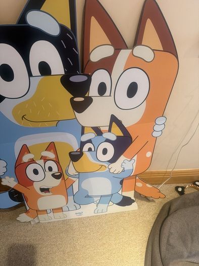Bluey cardboard cutout