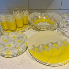 25pc Glass Dining Set