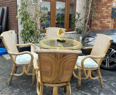 patio table and chairs made in tialand