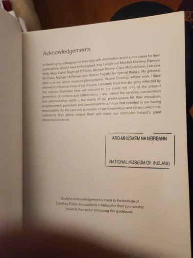 A Guide To The  National Museum Of Ireland. By Patrick   F. Wallace. Paperback In Good Condition.