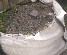 Gravel and sand infill