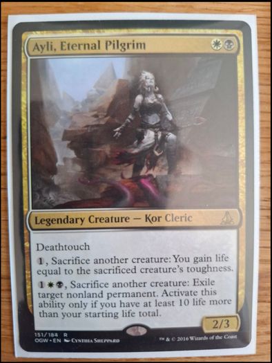 Magic: the Gathering Custom Orzhov Ayli Lifegain Sacrifice Commander Deck