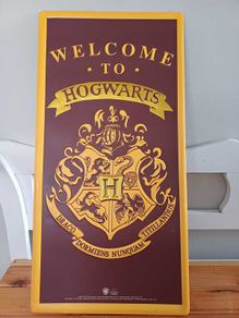Welcome to Hogwarts metal sign