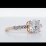 2ct Diamond cushion ring, 14kt gold Image 3