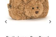 New JELLYCAT Bartholomew Bear Pouch