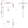 Wall-Mounted Sink Vanity Set With 2 Drawers Image 4