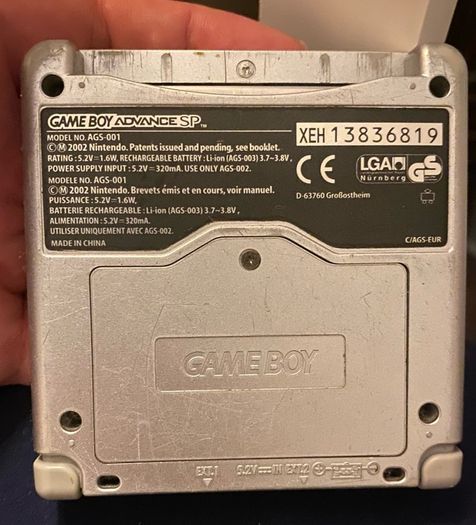 Gameboy Advance SP