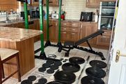Unbelievable Gym Set, Rack Alone Was 2400 Euro New, Selling Entire Set Below For 1100 Euro!!!!