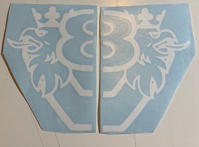 Scania V8 stickers x2