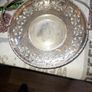 Beautiful Old Silver Plated Pierced Serving Tray with Handle , Postage Available or Collection Image 2