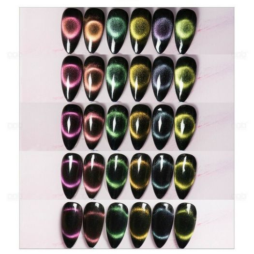 Cat Eye Nail Gel Polish UV / LED Magnet Soak-Off Magnetic Gel - 9D-4