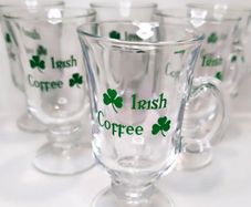 Irish coffee glasses x 6