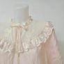 Vintage pink lace negligee dress Image 2