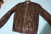 pull and bear black medium large jacket