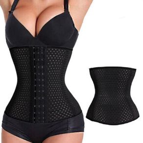 Women Body Shaper Waist Cincher Corset Girdle Steel Boned Shapewear Tummy Belt