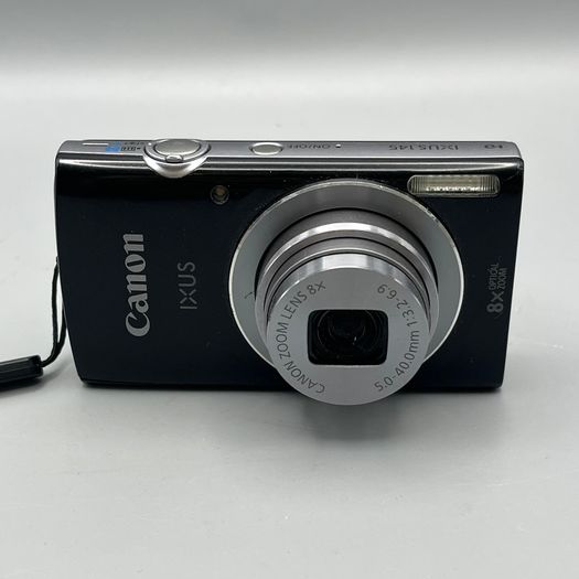 Canon IXUS 145 16MP Digital Camera Black - Boxed - Full Kit