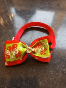 Bnwt dog bow xmas