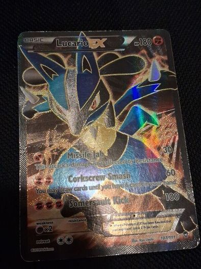 Pokemon Card : Lucario Ex 107
