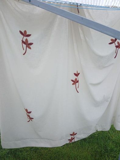 Stunning Pair of Full Length lined Curtain