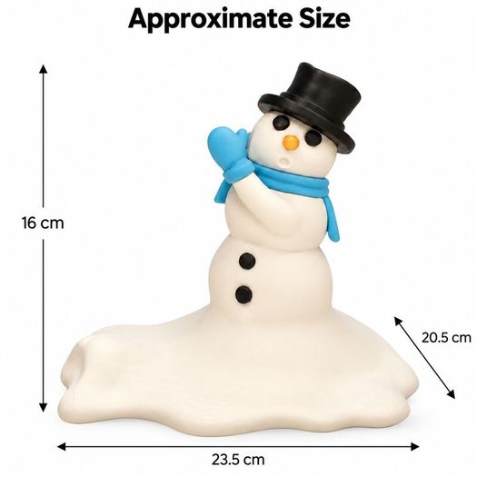 Snowman Wine Bottle Holder, Christmas Table Decoration 3D