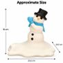 Snowman Wine Bottle Holder, Christmas Table Decoration 3D Image 3