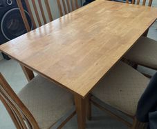 table and chairs