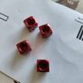 Valve caps - Red dice. Image 3
