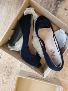 Chunky high heels