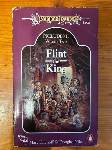 Fantasy book:'Dragonlance. Flint the King'