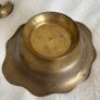 Metal Gold Decor Jug and Bowl Image 4