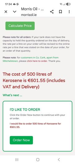 kerosene