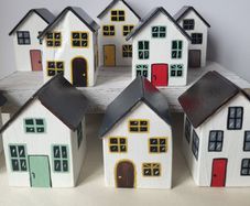 Handcrafted tiny wooden houses!