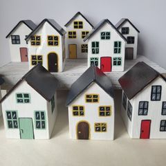Handcrafted tiny wooden houses!